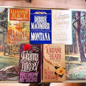 Lot of 5 Romance Novel Books